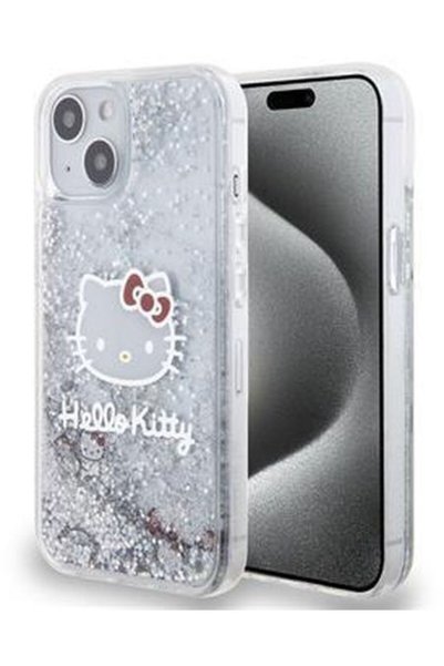 Hello Kitty Θήκη πλάτης με γκλίτερ για iPhone 12 / 12 Pro - Διαφανής