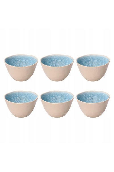 NO BRAND ROSE&TULIPANI CONCERTO FUSE AZZURRO Set de 6 boluri mici 12 cm