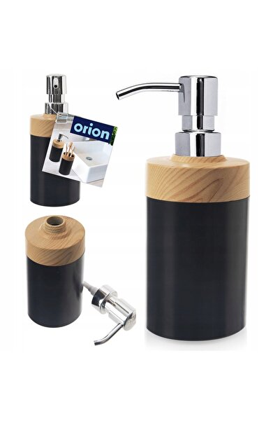 Orion Dozator de săpun lichid/gel negru pentru baie