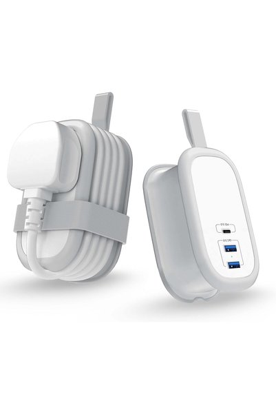 Generic Travel Power Strip, USB C Extension Cord, 1 Outlet 3 USB Ports, 3250W...