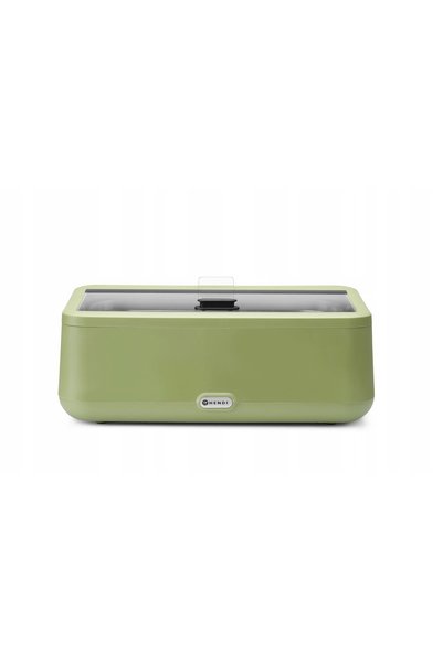HENDI UNIQ șemineu electric cu încălzire 607 x 402 mm 700 W - verde