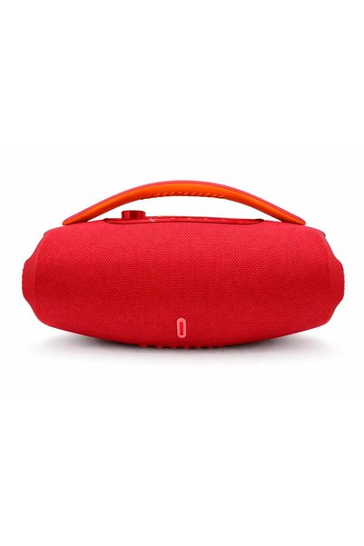 BOX 60W Wireless Bluetooth Speaker with Powerful Bass, Color - Red, RGB Light...