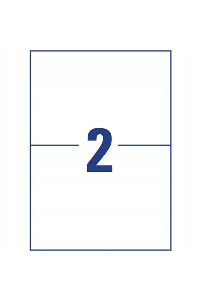 Avery Zweckform ETICHETE A4 AVERY 210*148mm POLIETILENĂ ALBĂ (10)