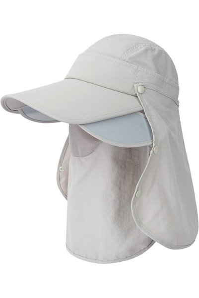 Generic Retractable Wide Brim Sun Hat - Multi-Function Sun Protection Fishing...