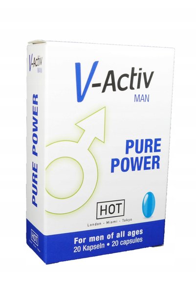 Hot Supl.diety-V-Activ Capsule pentru Bărbați - 20 capsule