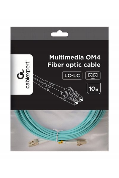 Gembird CFO-MDOM4-LC/LC-10M OM4 50/125 Cablu de fibră optică duplex 10m