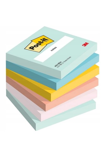 Post-it Blocnotesuri 76x76mm (654-BEA) (6x100)