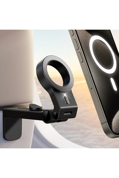 Generic لإكسسوارات السفر: حامل هاتف للطائرة بتقنية MagSafe، [دوران مرن] هاتف ...