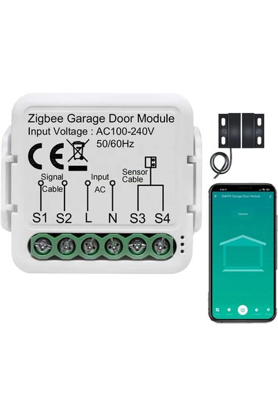 Generic Zigbee Garage Door Opener Module Tuya Smart Garage Door Controller Ci...