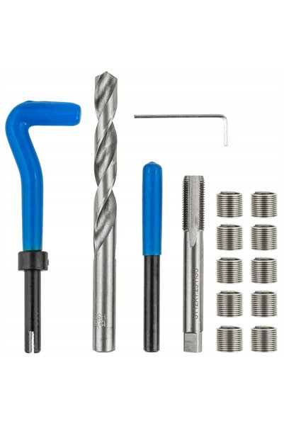 Vorfal Kit de reparație filet M12X1.25, repară filete torsadate, 10 arcuri.