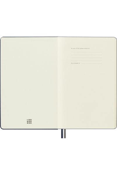 Moleskine Caiet Clasic L, copertă rigidă netedă, 400 de pagini