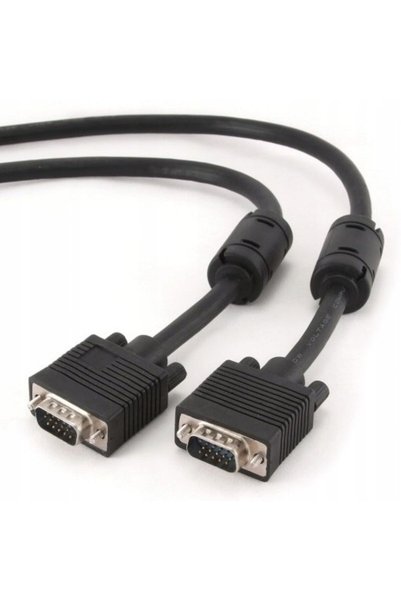 Gembird Cablu VGA CC-PPVGA-10-B 3m Ecranat+Ferită D-Sub HD15M/HD15M Solid