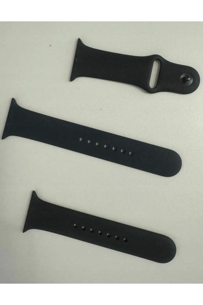 NO BRAND Curea pentru Apple Watch, brățară din silicon, albastră, M/L S/M