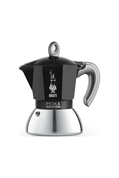Bialetti Cafetieră New Moka Induction 4țani negru