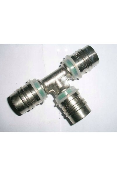 NO BRAND KISAN conector în T filetat 25x25x25 clemă PEX TH kis162