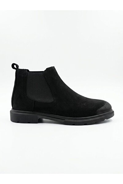 Mater Classic Suede Genuine Leather Elastic Boots