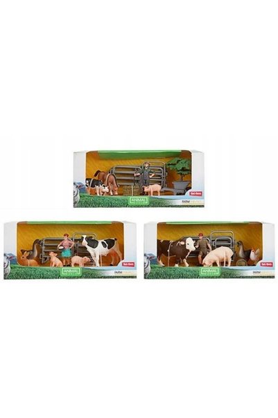 Toi-Toys Set de joacă cu animale de fermă (3 modele diferite)