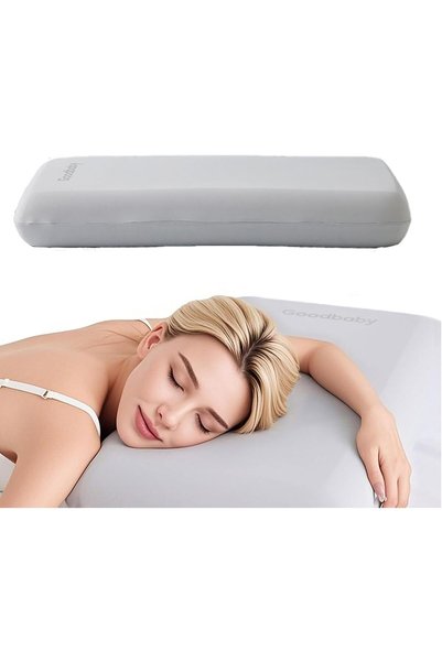 Generic Dual Core Deep Sleep Pillow, Grey, Queen Size Memory Foam, Ideal for ...