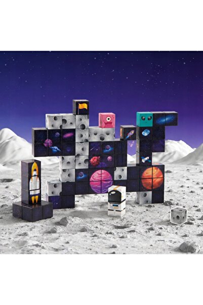 woopie CUBURI MAGNETICE DE CONSTRUCȚIE COSMOS