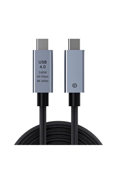 Generic USB 4.0 Type C to Type C Cable, 40Gbps Data Transfer, 240W Fast Charg...