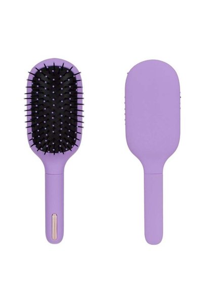 SHOPIENS Perie de par ovala mov rubber cu peri moi din plastic 23 cm Shopiens®