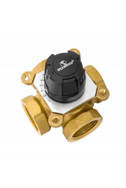 DIAMOND VANĂ CU 4 CĂI DE AMESTEC ȘI REGULARE Ø 1" DN25 INCH