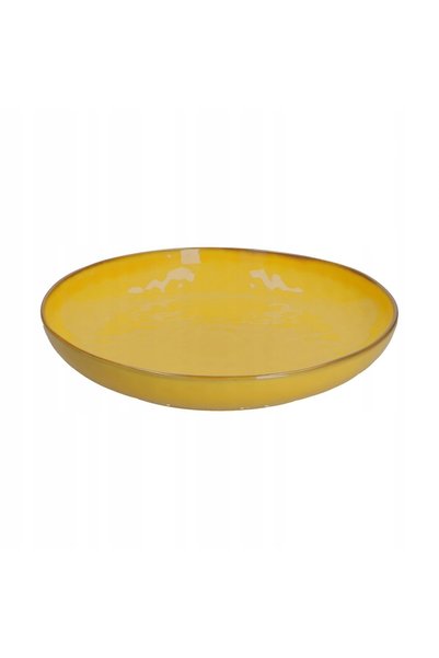 NO BRAND Set de 2 boluri rotunde 30 cm Concerto Ocra Rose&Tulipani