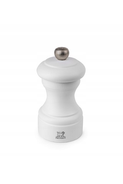 Peugeot Râșniță de piper Bistro 10 cm, alb mat, mecanism din oțel