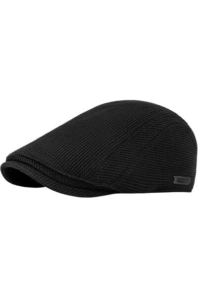 Generic Style Flat Cap for Men and Women, Adjustable Warm Newsboy Hat, Lined ...