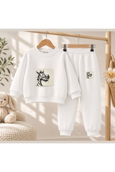 playwear Hanorac de echipă sHRel cu imprimeu pentru fete și băieți, cu guler ...