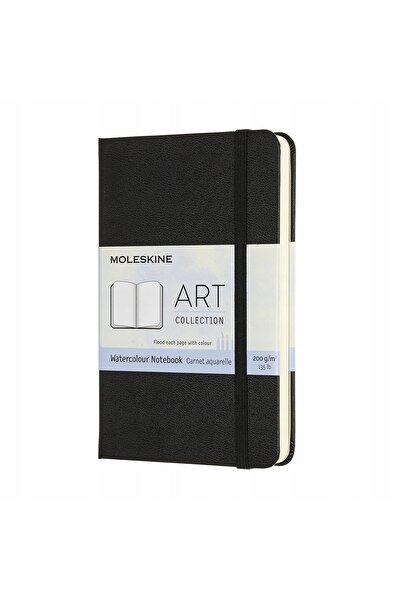 Moleskine Bloc de acuarelă Notes Art P, 60 de pagini, negru