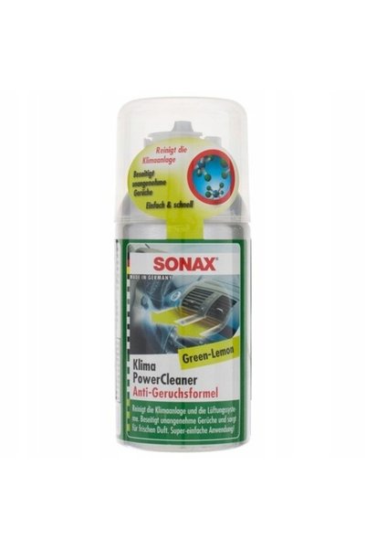 Sonax Odorizant pentru aer condiționat Green Lemon 100ml - Prospețime în 10 m...