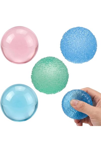 Generic 4 PCS Coconut Oil Squishy, Coconut Oil Stress Ball Desktop Ornaments,...