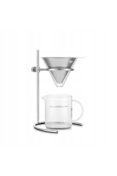 Bodum Stație pentru prepararea cafelei cu filtru fix tip Pour Over, 0,5 L, cr...