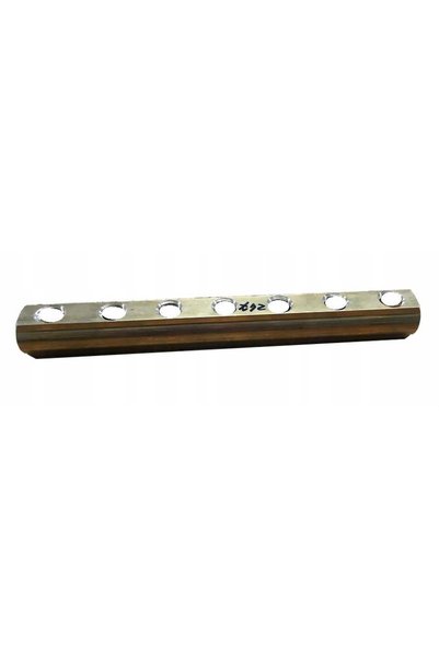 Invena Bară de distribuție din alamă, 7 secțiuni, orificii de 1/2 " pentru ie...