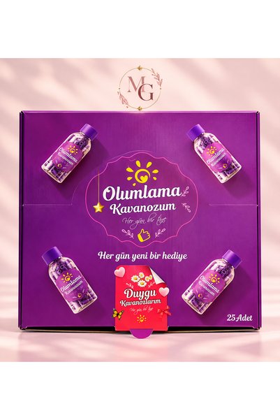 MAISON GLOWEN Olumlama Kavanozu Motivasyon Mesajları ve Pozitif Düşünce Notları Hediye Seti