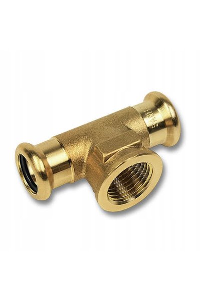 SANHA Teu sertizat din cupru PURAPRESS 18x1/2x18mm GW sm238