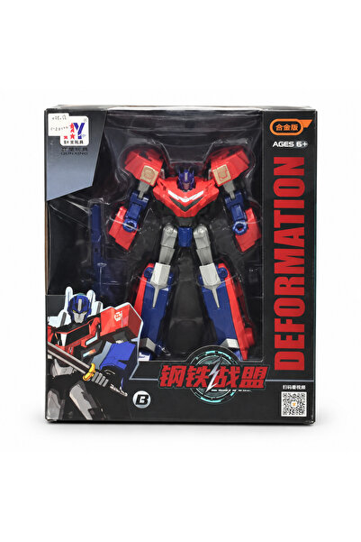 Generic Jucărie robot transformabil - Roșu și Negru |   02996-76