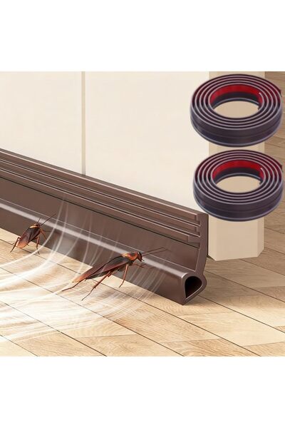 Generic Door Draft Stopper, 1m Length Under Door Seal Strip, Door Bottom Draf...