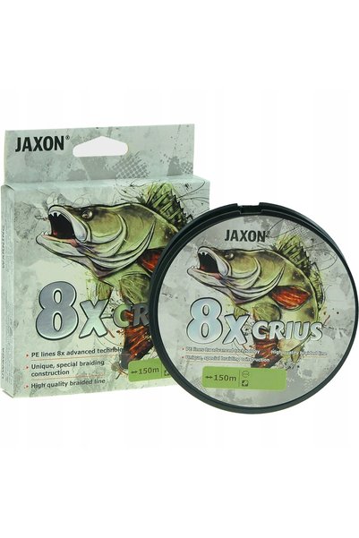 Jaxon CRIUS 8X FLASH Braid 0.08mm/150m/5kg VERDE