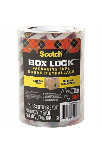 Scotch Bandă adezivă pentru cutii 48mm/50m transparentă (3)