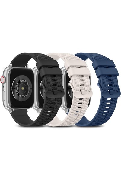 Generic Silicone Bands for Apple Watch Strap 38mm 40mm 41mm 42mm 44mm 45mm 46...
