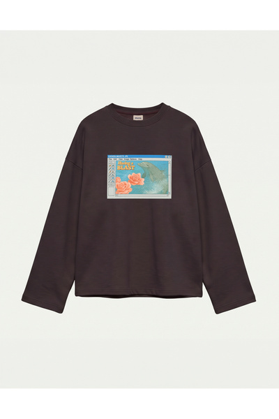 Disante Oversize 100% Cotton 3 Thread Sweatshirt - Having a Blast