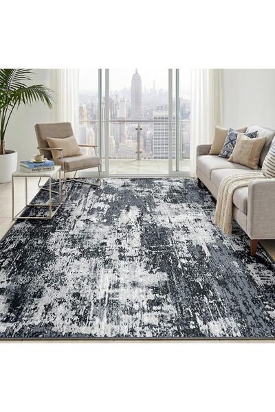 Generic Rugs for Living Room, Machine Washable Rug 180 * 270cm Modern Abstrac...