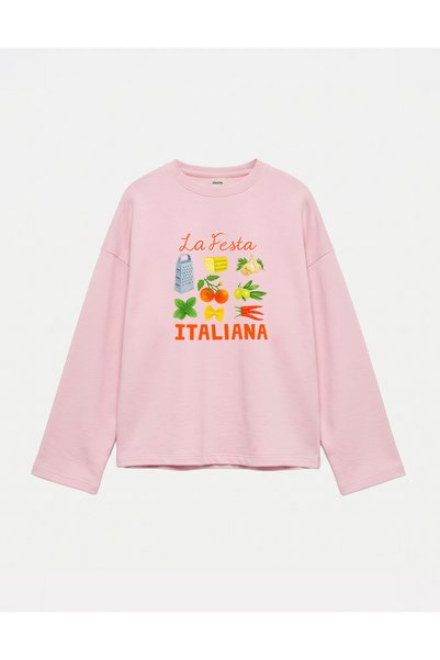 Disante Oversize 100% Cotton 3 Thread Sweatshirt - La Festa Italiana