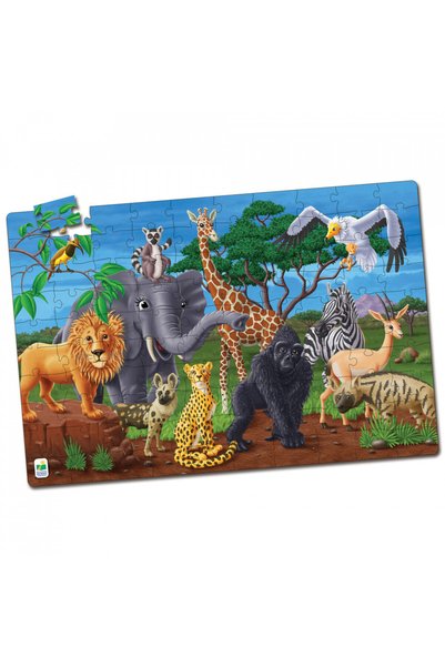 The Learning Journey Puzzle Straluceste In Intuneric - Animale Salbatice