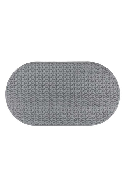 SHOPIENS Covoras antiderapant gri cuburi 3d pentru baie Shopiens®