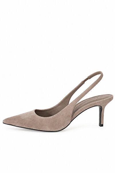 5in1Canpolat Mink Pointed Toe Slingback 25149