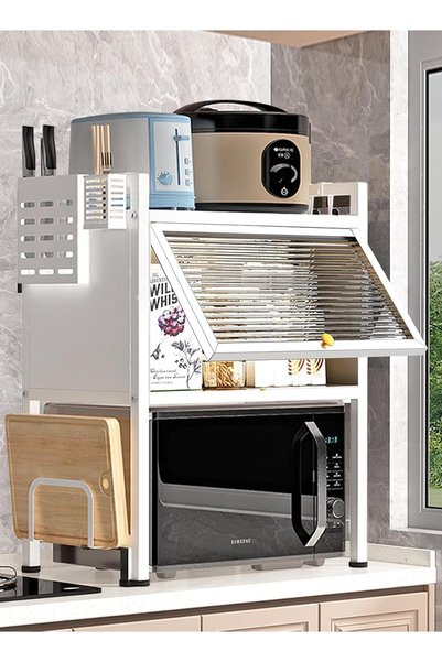 Generic 3-Tier Microwave Stand Oven Storage Rack, Microwave Shelf/Organizer, ...