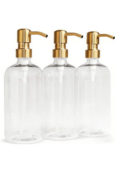 Generic 3 PCS Shampoo and Conditioner Dispenser, 500ml Dispensers for The Sho...